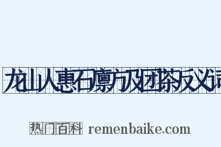 龙山人惠石廪方及团茶反义词是什么意思的图片